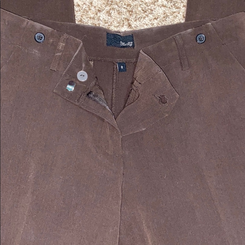 Star City Size 9 Dark Brown Dress Slacks